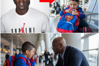 Michael Jordan Sees Boy Crying Alone at Airport – Touching Follow-Up
