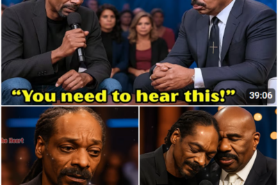 Talk Show Host Steve Harvey Cries After Emotional Message from Snoop Dogg