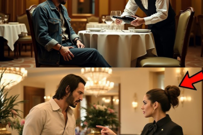The waiter humiliates Keanu Reeves – without knowing that he owns the restaurant!
