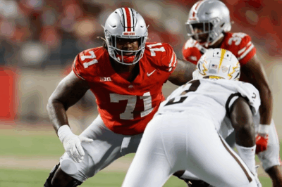 Chiefs use final pick in first round of NFL draft on Ohio State offensive tackle Josh Simmons