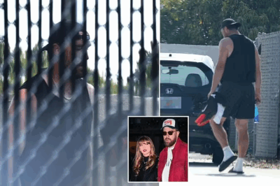 Travis Kelce spotted pumping iron in Florida without Taylor Swift as he tries to shake off his post Super Bowl dad bod