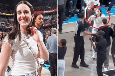 Caitlin Clark’s bizarre exchange with NBA referee goes viral as she makes on-court cameo at Indiana Pacers game