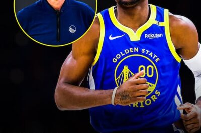 Jonathan Kuminga recorded his 3rd straight DNP as Steve Kerr chose to leave the young star on the bench again. Check out the verdict on Kuminga’s role in the Rockets series and beyond