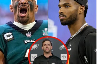 Jalen Hurts drops a bombshell, boldly warning Team Kansas City Chiefs: “The moment Shedeur Sanders steps onto this team, I’m out—gone for good!” The team’s head coach “Nick Sirianni” immediately fires back with a response.