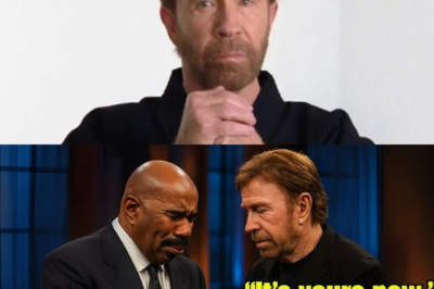 Talk show host Steve Harvey cries after emotional message from Chuck Norris