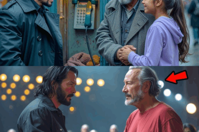 Keanu Reeves Finds a Girl Living in a Phone Booth—What He Does Next Will Break You