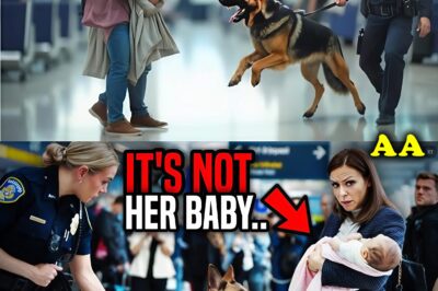 The Service Dog Barked Madly At A Couple At The Airport, What Happen Next Is Shocking Everyone!