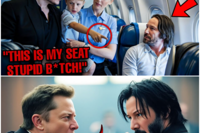 Elon Musk Forces Keanu Reeves to Move for His Child-Shocked When the Flight Attendant Takes His Side