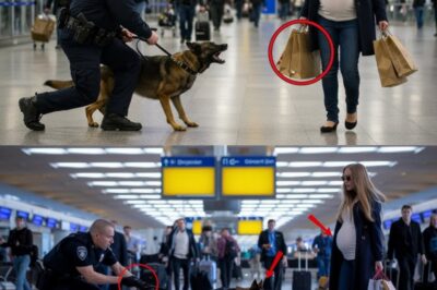Dog Barks Desperately at Pregnant Woman… But When Police Realized the Truth, It Was Too Late!