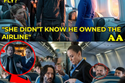 “Flight Attendant Tells Keanu Reeves He Looks ‘Too Poor to Fly’ — Not Knowing He Owns the Airline!”