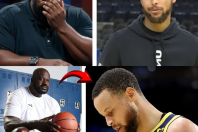 Shaquille O’Neal couldn’t hold back his tears after receiving a surprising message from Stephen Curry during his podcast! 😲💬 What Curry said deeply touched the NBA legend’s heart and left everyone emotional.