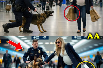 “Dog Barks Desperately at Pregnant Woman… But When Police Realized the Truth, It Was Too Late.