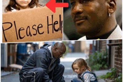 Michael Jordan’s Heartwarming Encounter: Homeless Girl’s Plea Sparks Life-Changing Action!