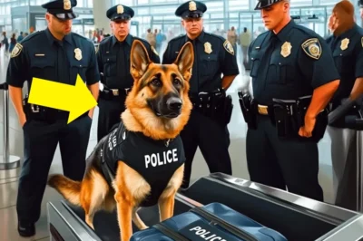 A forgotten suitcase, a service dog, and a life saved at the last moment