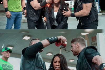 Bikers wanted to set a black girl on fire, not knowing John Cena was following them!