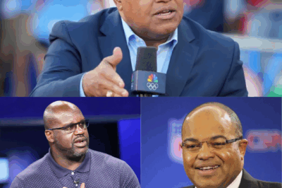 NBC Sports LATEST NEWS – Mic Drop Moment: Mike Tirico Mocks Big Shaq in Live TV Clash; Troy Aikman’s Calm Takedown Leaves Tennis Legends Reeling