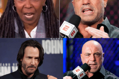 SHOWDOWN: WHOOPI GOLDBERG AND JOE ROGAN CLASH OVER KEANU REEVES ALLEGATIONS—WHAT DID ROGAN SAY TO SILENCE HER ON LIVE TV?