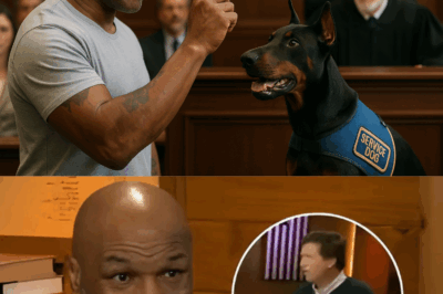 Mike Tyson Sends a Silent Signal—Loyal Dogg Stuns the Courtroom, Judge Calls Recess in Shock!