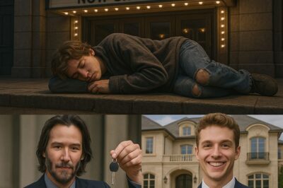 A homeless teenager slept outside a movie theater — Until Keanu Reeves returned with the keys to an expensive house in the center, and surprisingly 5 years later that boy became a…