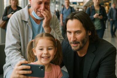 A Little Girl Asked for a Selfie — Keanu’s Response Sent Her Terminally Ill Father to Tears in the Middle of the Airport