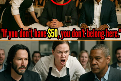 Waitress Humiliates Keanu Reeves And Denzel, Then The Whole Room Froze