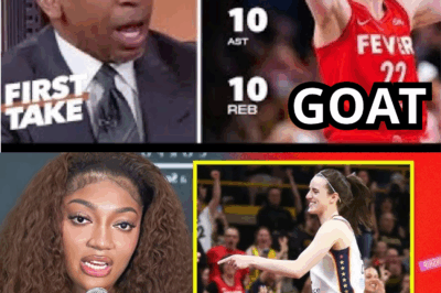 “Caitlin is the GOAT of WNBA” – ESPN Reacts as Caitlin Clark Makes History in Win Over Angel Reese