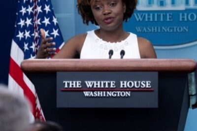 BREAKING NEWS, SHOCKING TV LIVE: Karoline Leavitt DESTROYS Karine Jean-Pierre LIVE on TV—Watch as Leavitt’s SHARP Response Leaves Jean-Pierre FLUSTERED and the Crowd CHEERING!