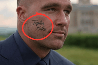 Travis Kelce Shocks Fans with Heartfelt Gesture—Gets Taylor Swift’s Name Tattooed on His Face as a Bold Symbol of Love