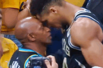 VIDEO: Giannis Antetokounmpo Was Fighting Tyrese Halliburton’s Dad And Anyone Else He Could Get His Hands On During Ugly Scene After The Bucks Were Eliminated By The Pacers