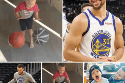 The beginning of a superstar! Steph Curry’s son Canon, 3, shows off his basketball skills in cute video: ‘Stuntin Like Daddy’