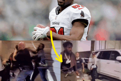 Shocking Video Shows Former NFL Star Antonio Brown Getting Jumped During Wild Brawl At Boxing Event, Violently Kicks Security Guard On The Ground