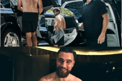 JUST IN: Travis Kelce Strips Down After a Sweaty Workout, Showcasing His Hairy Back and NFL-Honed Physique in Steamy New Photos after Lunch with Taylor Swift