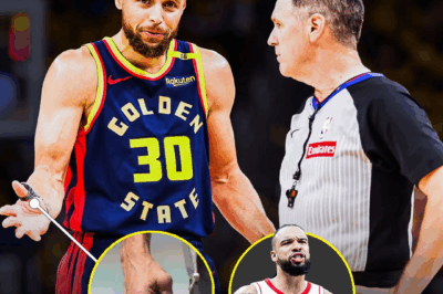 Stephen Curry’s right thumb is a swollen mess, and the Rockets know that. Steph let the refs know his thoughts in the aftermath of the Houston Rockets’ physical tactics on defense