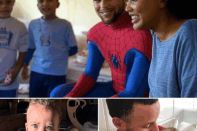 The pressure of the NBA season couldn’t stop Stephen Curry from surprising his son Caius on his first birthday.