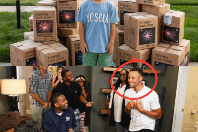 An 8-year-old boy used his mother’s Amazon account to send 22 boxes of fireworks to Stephen Curry’s home.