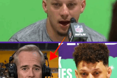 FOX Sports NEWS BREAKING – Joe Buck mocks Patrick Mahomes’ faith on live TV, “Your cheap faith cost the Kansas City Chiefs a disastrous Super Bowl loss…but something unexpected happened!