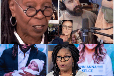 JUST IN: Whoopi Goldberg Slams Jason Kelce and Kylie Kelce on ‘The View’ in Fiery Rant, Accusing Them of Exploiting Their Newborn Daughter Finn Anna Kelce on ‘New Heights Podcast’ and ‘Not Gonna Lie’ Barely Days Postpartum