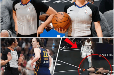 WATCH: CORRUPT WNBA Referees IGNORE Caitlin Clark ATTACK During Atlanta Dream Game!