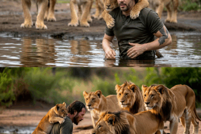 After saving a lion cub, Keanu Reeves’s is surrounded by the pride — and what they do is shocking!
