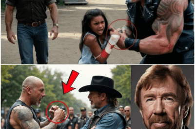BIKER BROKE BLACK GIRL’S ARM FOR FUN, BUT WHEN CHUCK NORRIS FIGHTS BACK……