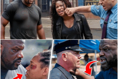 A racist police officer punches Big Shaq’s daughter, but Big Shaq destroys him with his fist.