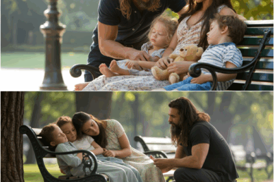 Jason Momoa finds a girl and two children sleeping on a bench in the park, takes them back to his mansion