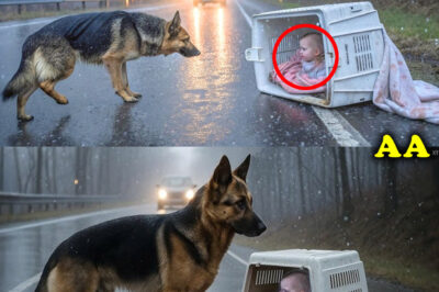 Starving German Shepherd Protected a Baby Left in a Box—What Happened Next Shocked the Entire Town…