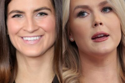 The exchange between Karoline Leavitt, representing Trump’s campaign, and Kaitlan Collins from CNN escalates into a fiery debate, creating an uproar throughout the studio.