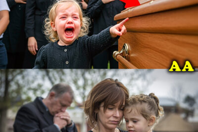 The 2-Year-Old Baby Keeps Pointing At His Father’s Coffin, What Happens Next Is Shocking…