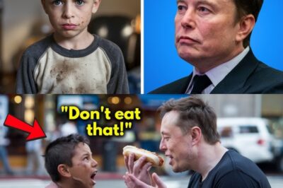 BREAKING: Homeless Boy Shouts “Don’t Eat That!” – Elon Musk Freezes in Shock Over Heartbreaking Reason.