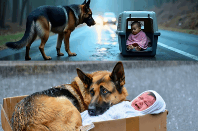 Starving German Shepherd Protected a Baby Left in a Plastic Box—The Incident Frightened Everyone