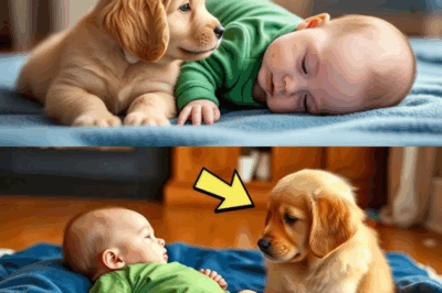 An 8-Month-Old Paralyzed Baby Is Sound Asleep—What the Puppy Does Next Will Astonish You. A Miracle!