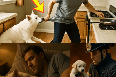 The Dog Kept Tugging at My Shirt – Then a Terrifying Explosion Hit