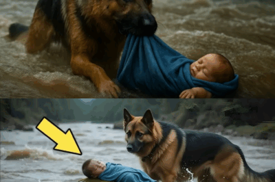 Dog Leaps Into Flood to Save Newborn — Everyone Stood Frozen